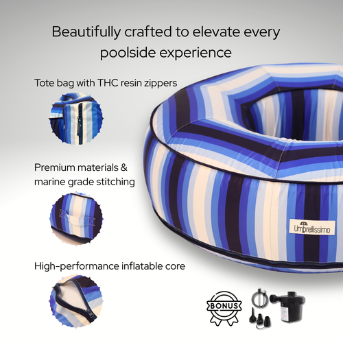 Pool Float Blue Ombre