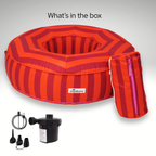 The Pool Float - Red & Fuchsia Ring